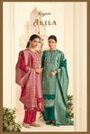 Akila By Reyna Silk Embroidery Wholesale Dress Material Suppliers In Mumbai
